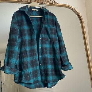 Teal Flannel